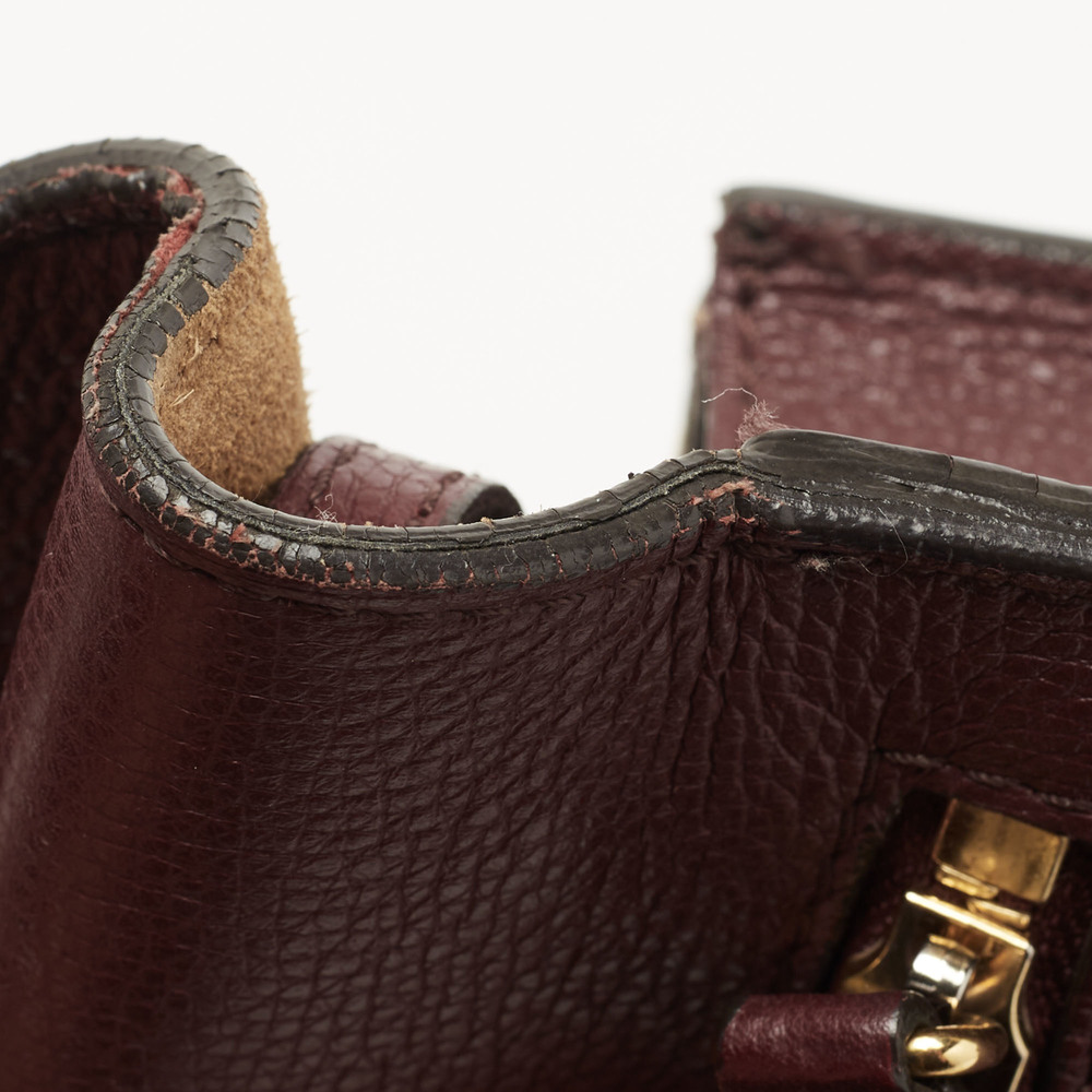 BURBERRY Burgundy House Check Canvas and Leather Macken Crossbody Bag - Picture 8 of 8